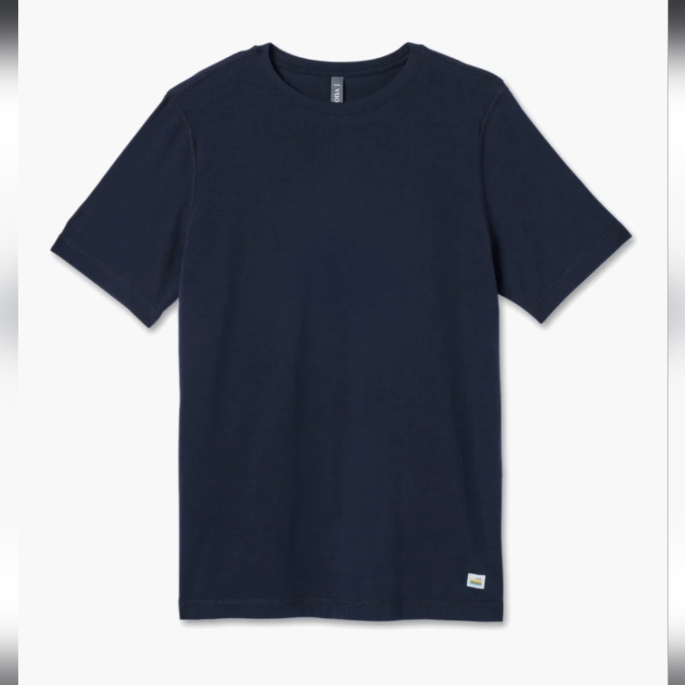 Vuori Tuvalo Crew Neck T-Shirt Navy